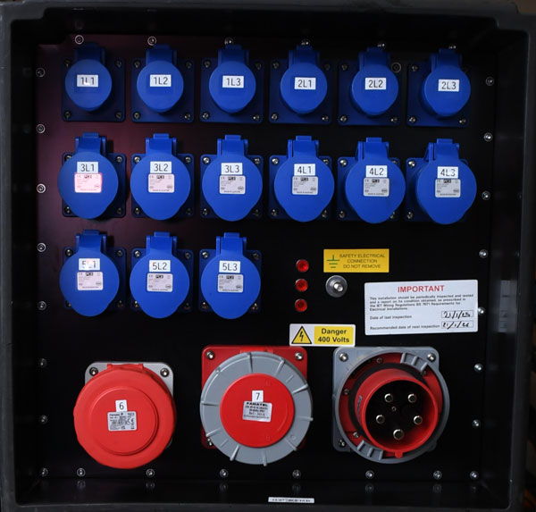 32 Amp Power Distribution (Three Phase Site Distribution)